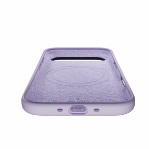 Pure Icon Magnetinis Pro skystas silikoninis dėklas iPhone 17 Air, MagSafe suderinamas, su kameros apsauga ir aliuminio mygtukais - rožinis