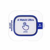 5D Mr. Monkey Apsauginis stiklas - Apple Watch Ultra / Ultra 2 / Ultra 3 juodas (Strong HD)