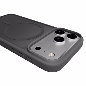 Puro Gradient TPU dėklas suderinamas su MagSafe iPhone 17 Pro - pilkas