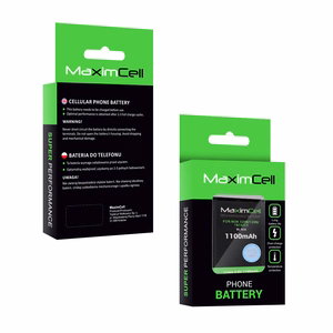 Maximcell baterija skirta Nokia 1208/1209/1616/C1 BL-5CA 1100mAh Li-ion