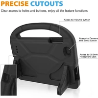 Dėklas Shockproof Kids Samsung X110/X115 Tab A9 8.7/X130/X135 Tab A11 8.7 juodas