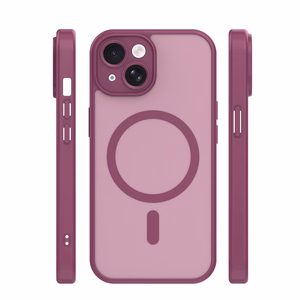 Mag Matt dėklas iPhone 15 6,1" kaštoninė