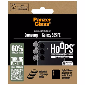 PanzerGlass Hoops Lens Protector grudintas stiklas Samsung Galaxy S25 FE