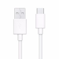 OPPO originalus kabelis USB A į Type C 3A DL143 1 m baltas bulk