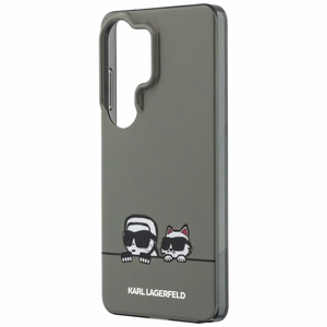 Karl Lagerfeld dėklas IML Peekaboo Karl ir Choupette MagSafe skirtas Samsung Galaxy S26 Ultra juodas