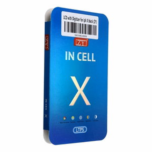 LCD ekranas iPhone X su jutikliniu skydeliu juodas