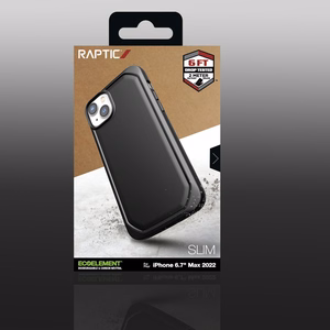 Raptic X-Doria Slim dėklas telefonui iPhone 14 Plus galinis dangtelis juodas