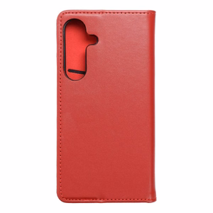 SMART PRO Book odinis dėklas telefonui SAMSUNG S24 tamsiai raudonas