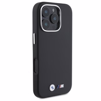 BMW M lygus pilnai apvyniotas metalinis Magnetinis dėklas iPhone 16 Pro - juodas