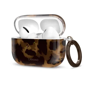 Tech-Protect Lamano case for AirPods Pro 3 - black and brown