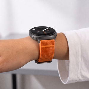 Tech-Protect Nylon Clasp dirželis, skirtas „Samsung Galaxy Watch Ultra 47 mm“ – oranžinis