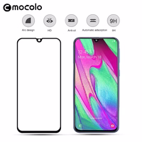 Mocolo 3D 9H Full klijai - Full screen protector Samsung Galaxy A40 (juodas)