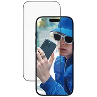 PanzerGlass itin platus EasyAligner grūdintas apsauginis stiklas iPhone 17 Pro telefonui