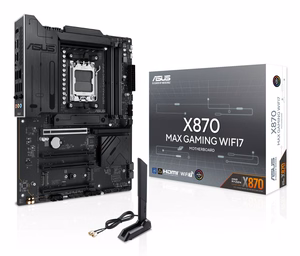 ASUS X870 MAX GAMING WIFI7 AMD X870 Socket AM5 ATX pagrindinė plokštė