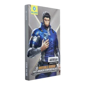 LCD apsauginis stikliukas 5D Mr. Monkey Glass (Airbag Anti-Broken) Apple iPhone 14 Pro Max juodas