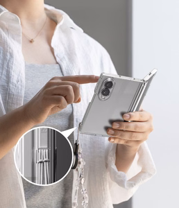 Ringke Fusion Flap dėklas, skirtas Samsung Galaxy Z Fold 8 – skaidrus
