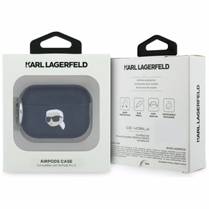Karl Lagerfeld Monogram Karl Head Dėklas for AirPods Pro 3 - juodas