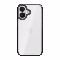Rock Guard Lens Protection Series Dėklas for Iphone 17 skaidrus-juodas