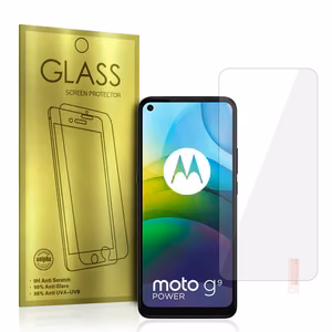 Grūdintas stiklas auksinis Motorola Moto G9 Power