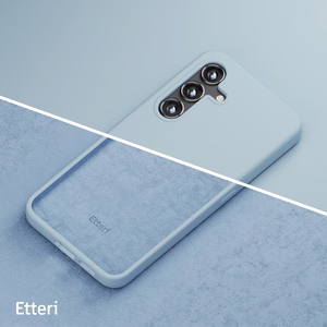 Etteri Silikoninis Mag dėklas for Samsung Galaxy S25 Edge šviesiai mėlynas