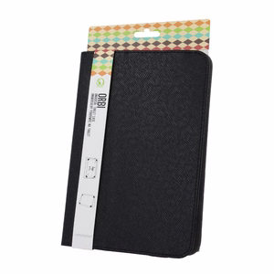 Universalus dėklas Orbi planšetėms 7-8'' (L21,5 x W15 cm) juodas su apvalkalu