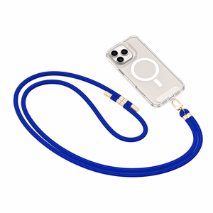 TECH-PROTECT C7S virvinis crossbody dirželis kobalto mėlynas/auksinis