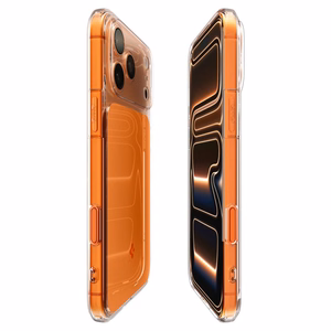 Spigen Thin Fit MagSafe deklas, skirtas iPhone 17 Pro Max - Skaidrus oranzinis