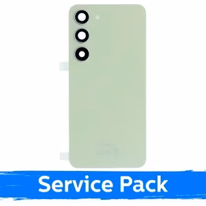 Задняя крышка совместимая с Samsung S911 S23 лаймовая (Service Pack)