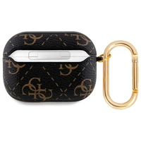 Guess GUAP2PG4GPK AirPods Pro 2 (2022/2023) dėklas juodas 4G Hook