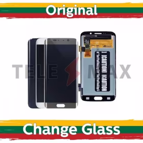 Ekranas skirtas Samsung G925 S6 Edge auksinis (Atnaujintas: Telemax)