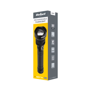 Rechargeable flashlight, 20 W