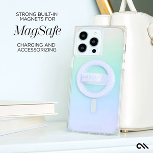 Case-Mate BLOX MagSafe dėklas, skirtas iPhone 15 Pro Max, „Rainbow Frosting“ rašto