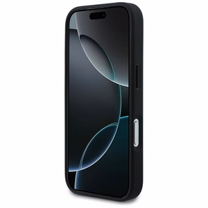 Karl Lagerfeld Rhinestones Karl&Choupette Pin Case for iPhone 17 Pro - Juodas