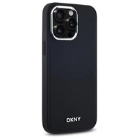 DKNY Paprastas logotipas Magnetinis dėklas telefonui iPhone 14 Pro Max - juodas
