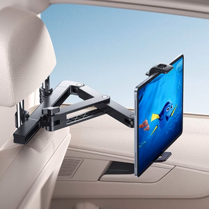 Automobilinis universalus telefono laikiklis Joyroom (JR-ZS433) tvirtinamas ant sėdynės atlošo, juodas