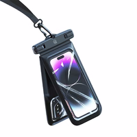 USAMS vandeniui atsparus dėklas podwójne 6.7" IP68 juodas FSD1401 (YD014)