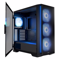 MODECOM kompiuterio korpusas  HORIZON  ARGB Flow MIDI USB 3.0 X 2 CYPE-C