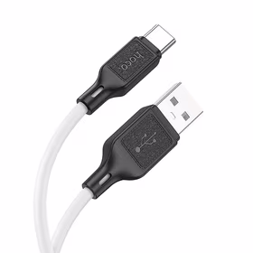 Kabelis USB-A į USB-C Hoco 3A 1 m X90 baltas