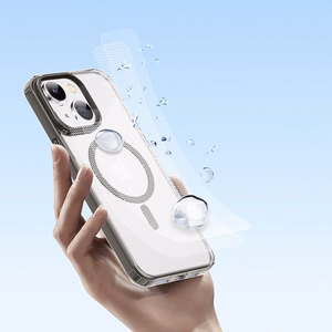 Dux Ducis Clin2 dėklas iPhone 14 Plus magnetinis MagSafe dėklas pilkas
