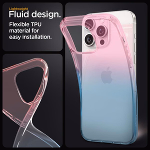 Spigen Liquid Crystal dėklas telefonui iPhone 15 Pro - rožinis/mėlynas
