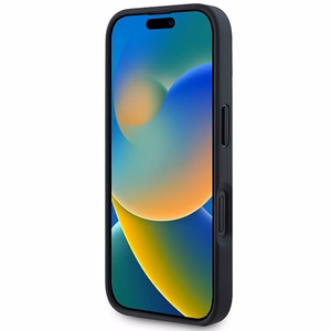 BMW M Perforuotas Trispalvė Linija Magnetinis dėklas telefonui iPhone 16 - pilkas