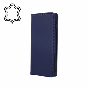 Genuine Leather Išmanusis Pro for iPhone 17 6,3" tamsiai mėlynas