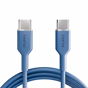 Puro ICON USB-C - USB-C laidas 1.5m - mėlynas