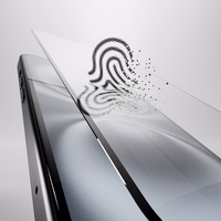 Puro Lankstus Stiklas D3O Hibridinis Stiklas su Juodu Rėmeliu iPhone 16 Plus / iPhone 15 Pro Max / iPhone 15 Plus