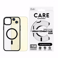 CARE by PanzerGlass Urban Combat Magnetinis dėklas telefonui iPhone 15 Plus - juodas