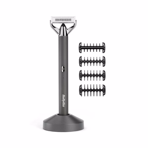 BaByliss Super-X Metal OT996E – cordless wet-and-dry beard trimmer, silver