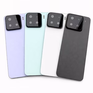 Galinis dangtelis suderinamas su Xiaomi 15 baltas (su kameros objektyvu) OEM