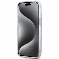 DKNY IML languotas mono raštas ir spausdintos juostelės Magnetinis dėklas iPhone 15 Plus / 14 Plus - smėlinė
