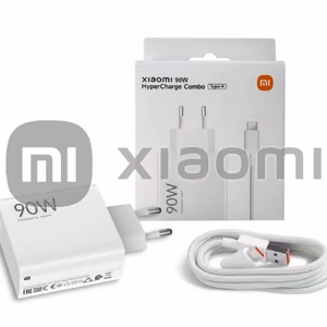Įkroviklis Xiaomi MDY-15-EK (BHR07ZBEU) baltas 90W (su pakuote) + laidas Type-C / Originalus 100% /