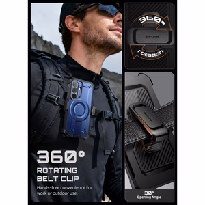 "Supcase Unicorn Beetle Pro Mag MagSafe" 2 komplektų dėklas "Samsung Galaxy S26" - tamsiai mėlynas ir juodas